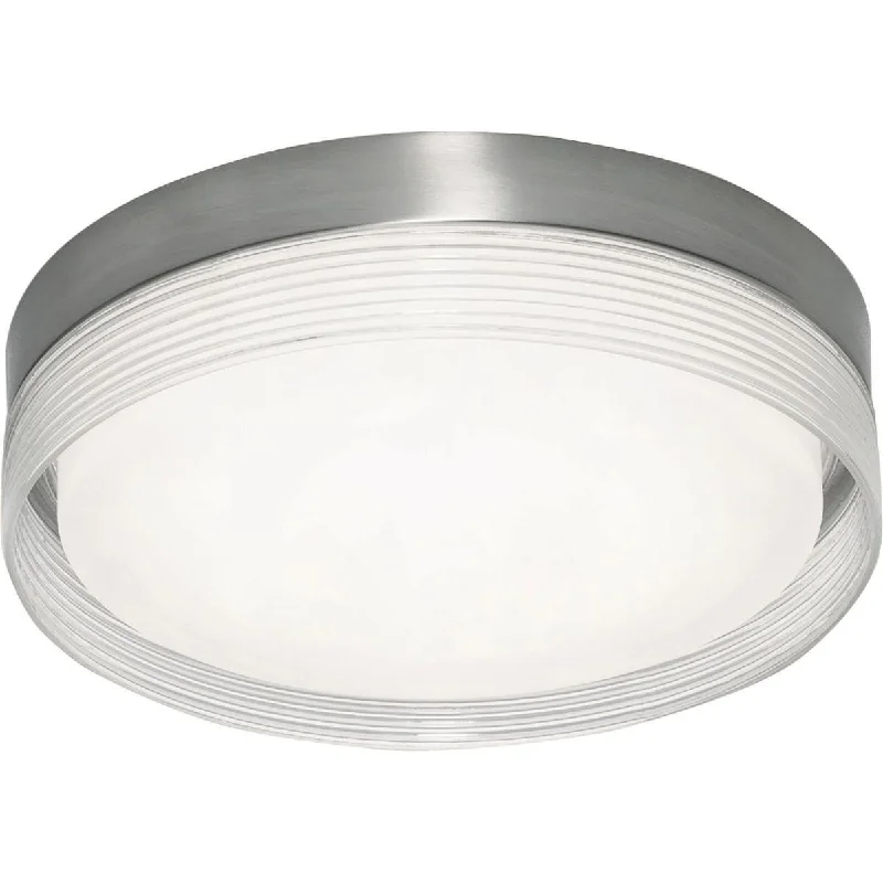 Durable Industrial Lighting for Harsh EnvironmentsTribeca 16 in. LED Flush Mount Light Selectable CCT Satin Nickel Finish Durable Industrial Lighting for Harsh EnvironmentsTribeca 16 in. LED Flush Mount Light Selectable CCT Satin Nickel Finish