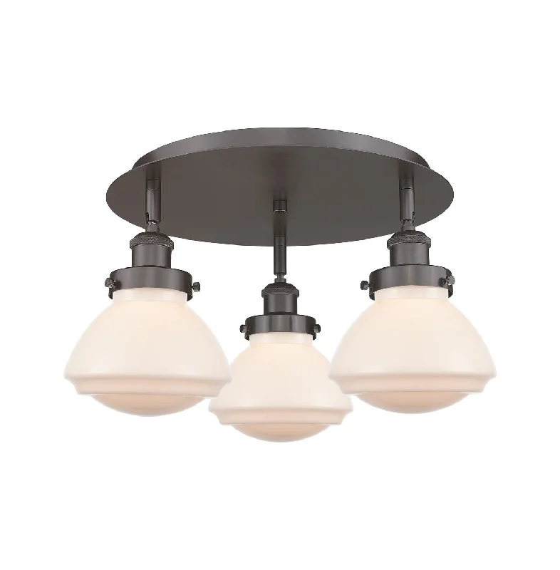 Color - Tunable Industrial Lighting for Special ApplicationsDowntown Urban Three Light Flush Mount Color - Tunable Industrial Lighting for Special ApplicationsDowntown Urban Three Light Flush Mount