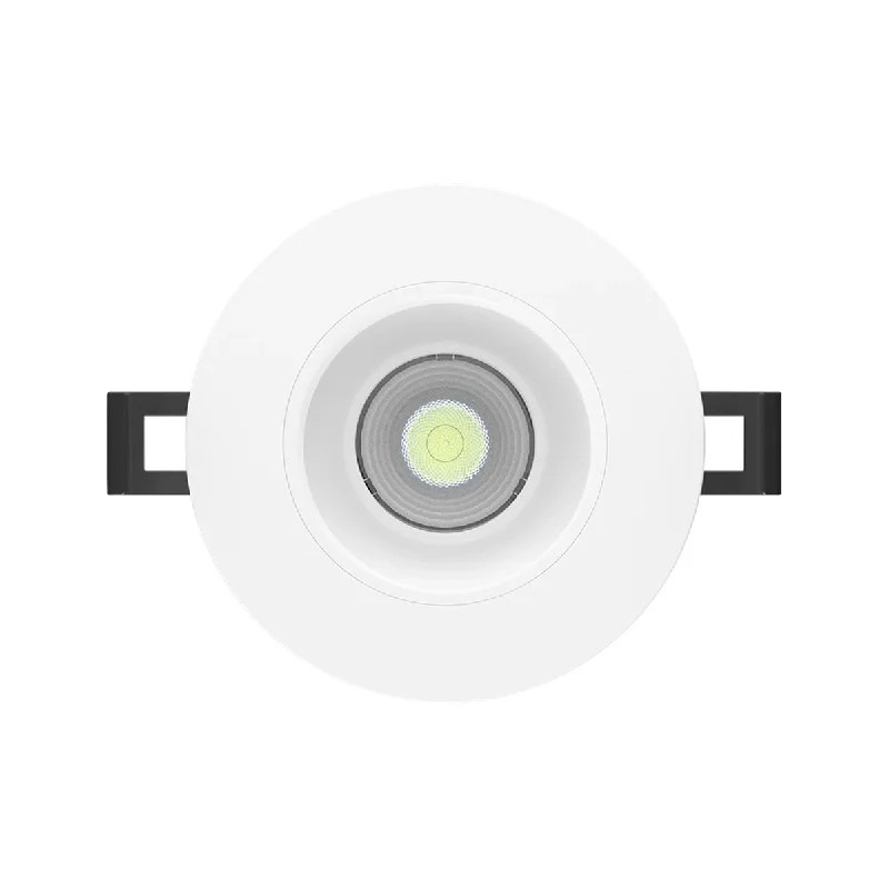 Industrial Lighting for Textile Mills3" Round Canless LED Recessed Light, 9 Watts, 650 Lumens, Selectable CCT, Smooth Trim