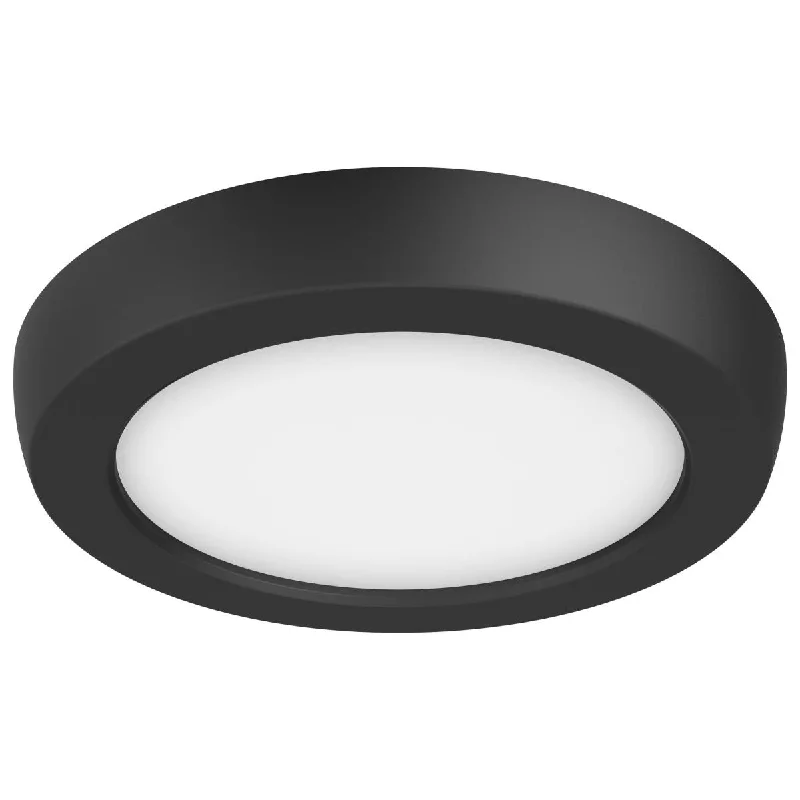 Industrial Area Lighting for Large Open SpacesBlink 5 in. LED Round Disk Light 9W Selectable CCT Black Finish Industrial Area Lighting for Large Open SpacesBlink 5 in. LED Round Disk Light 9W Selectable CCT Black Finish