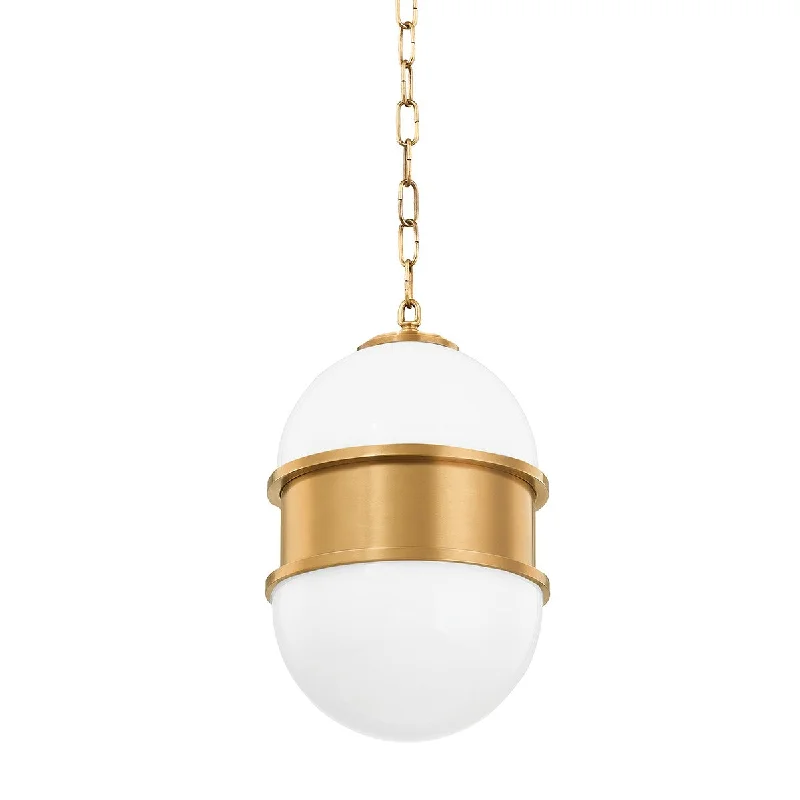 Industrial Flood Lighting for Outdoor Loading DocksBroomley One Light Pendant