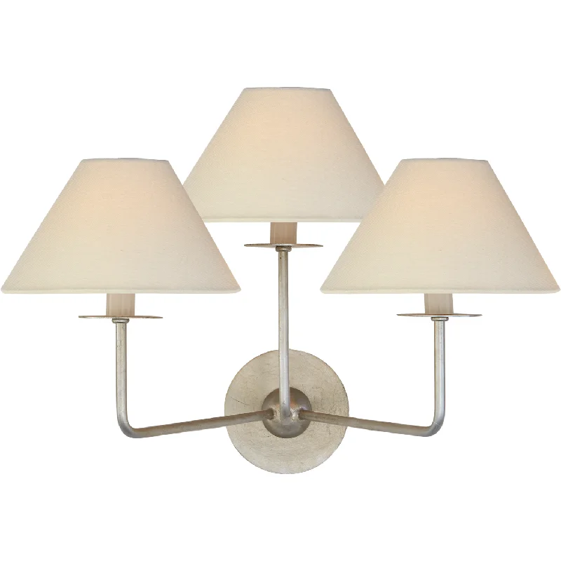 Track lighting with a chunky, bold designKelley Medium Triple Sconce