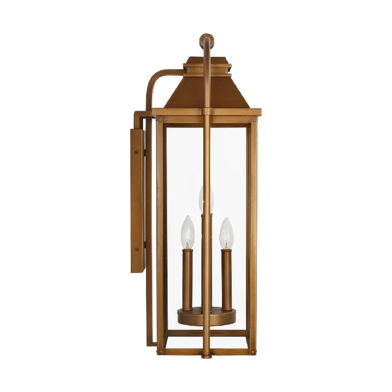 Industrial Wall - Mounted Lighting for Workshop WallsWellsworth Four Light Wall Lantern Industrial Wall - Mounted Lighting for Workshop WallsWellsworth Four Light Wall Lantern