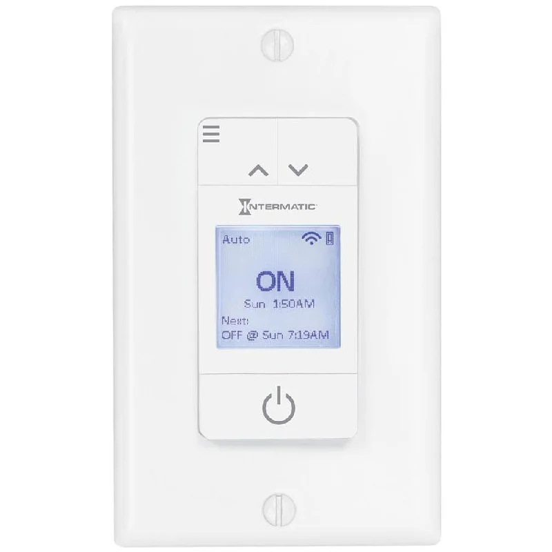 Industrial Lighting for Pharmaceutical ManufacturingAscend Smart Wi-Fi 15 Amp 7-Days LED Switch Timer, White