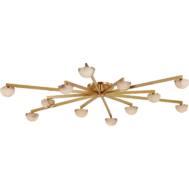 Commercial - grade track lighting for storesPedra Grande Staggered Arm Flush Mount