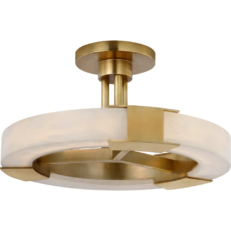 Track lighting with a chunky, bold designCovet Medium Ring Semi Flush Mount