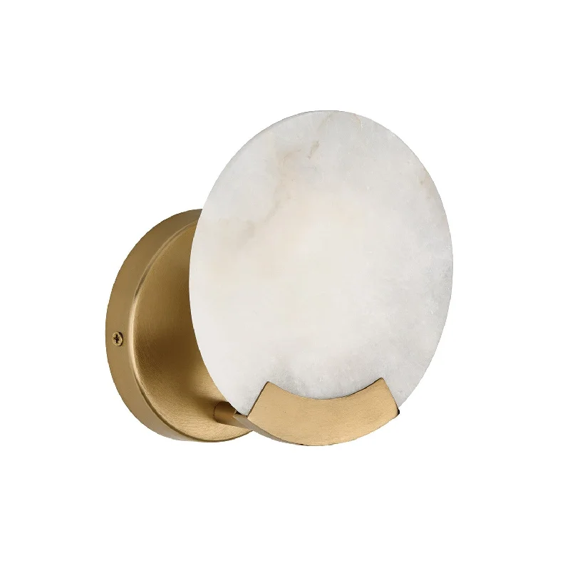 Track lighting with a brushed nickel finishOriya Wall Sconce
