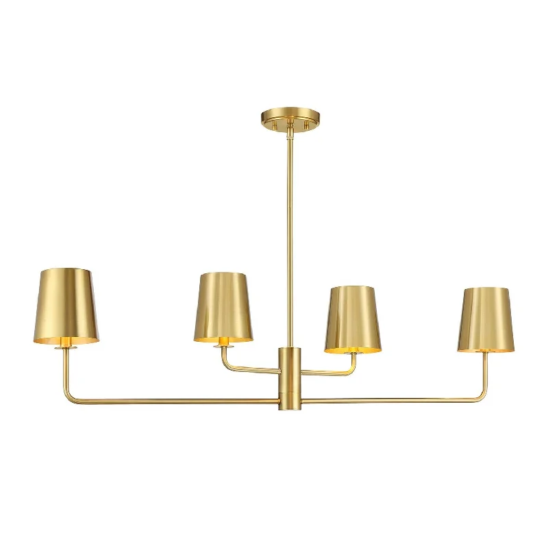 Dust - Resistant Industrial Lighting for Dirty WorkspacesFour Light Linear Chandelier Dust - Resistant Industrial Lighting for Dirty WorkspacesFour Light Linear Chandelier