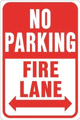 Track lighting with colored glass accentsNo Parking Fire Lane Sign 12 Inch  X 18 Inch