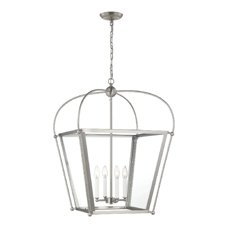 Industrial Ceiling - Mounted Lighting for Assembly PlantsCharleston Four Light Foyer Industrial Ceiling - Mounted Lighting for Assembly PlantsCharleston Four Light Foyer