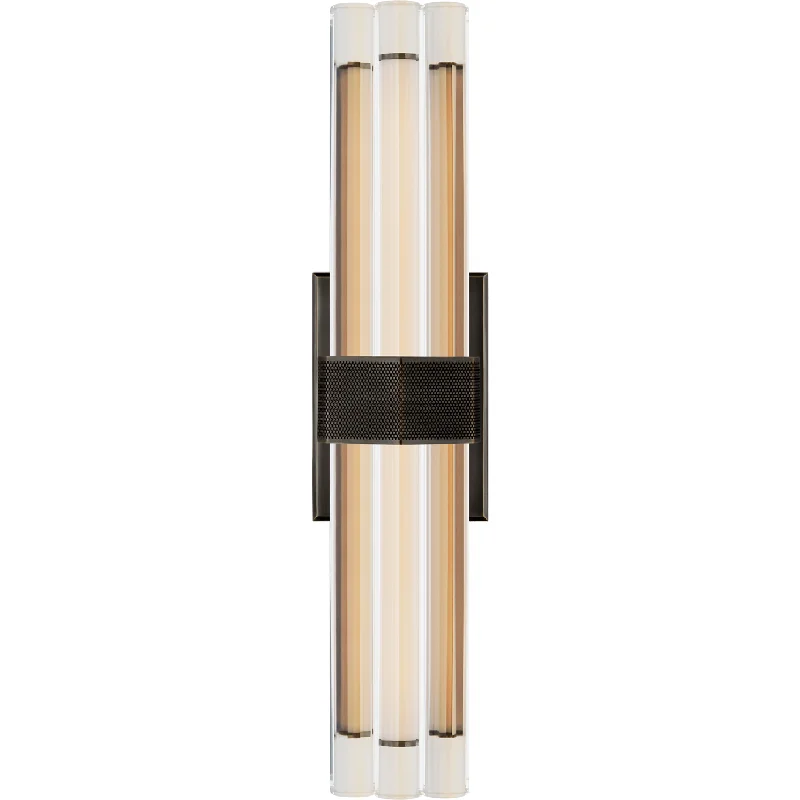 White track lighting for a clean lookFascio 18" Sconce