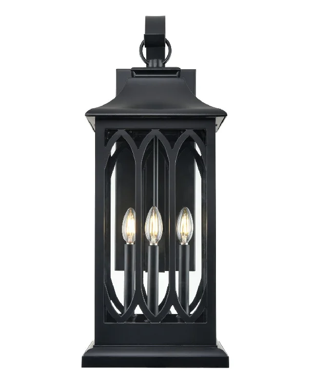 Industrial Lighting for Textile MillsMallorey Three Light Outdoor Lantern