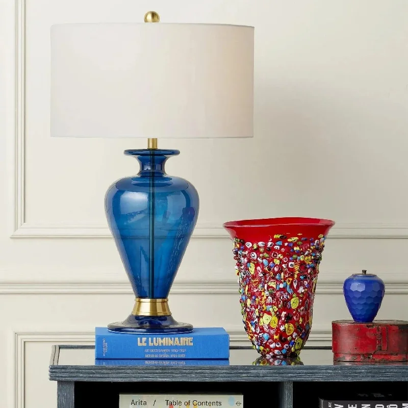 Track lighting with a brushed nickel finishAladdin Table Lamp