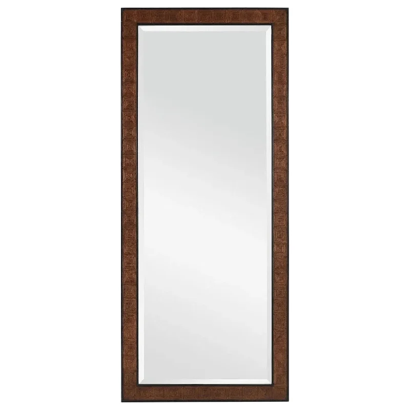 Track lighting with clear glass shadesDorian Floor Mirror