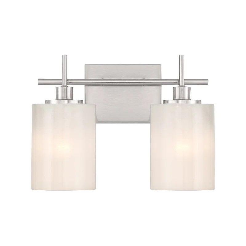 Waterproof Industrial Lighting for Wet AreasTwo Light Bathroom Vanity