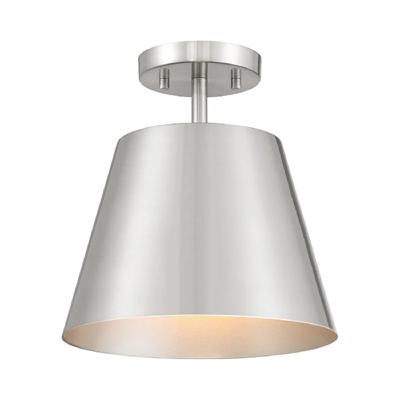 Industrial Lighting for Automotive Manufacturing PlantsOne Light Semi-Flush Mount