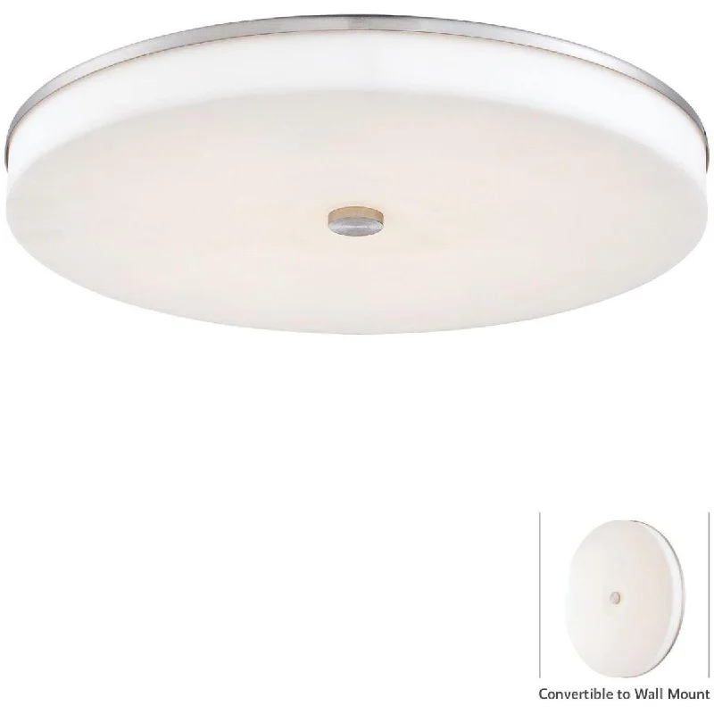 Industrial Lighting for Furniture FactoriesU. H. O. 15 in. LED Flush Mount Light Brushed Nickel Finish Industrial Lighting for Furniture FactoriesU. H. O. 15 in. LED Flush Mount Light Brushed Nickel Finish