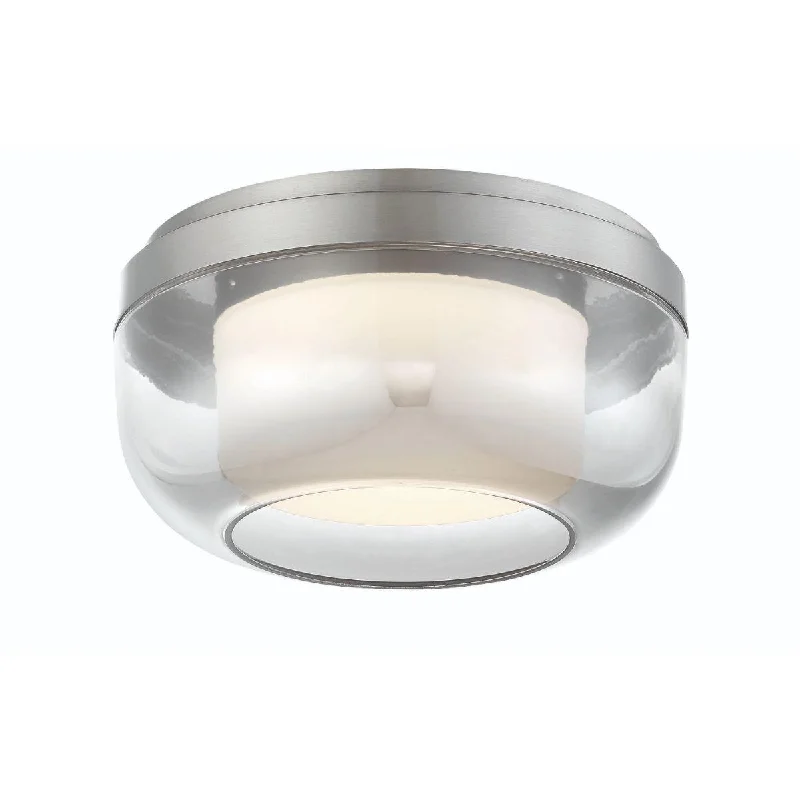 Industrial Lighting for Chemical PlantsFirst Encounter 10 in. LED Flush Mount Light Brushed Nickel Finish Industrial Lighting for Chemical PlantsFirst Encounter 10 in. LED Flush Mount Light Brushed Nickel Finish