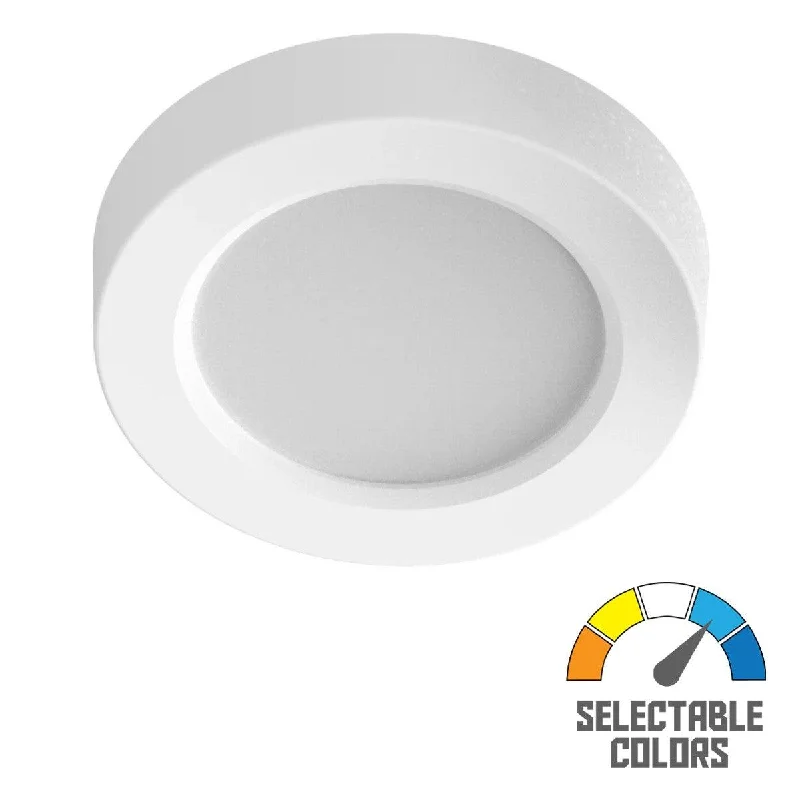 Explosion - Proof Industrial Lighting for Hazardous LocationsSUMOFA 5 In. LED Surface Mount Light 120V Selectable CCT, 12W White Finish Explosion - Proof Industrial Lighting for Hazardous LocationsSUMOFA 5 In. LED Surface Mount Light 120V Selectable CCT, 12W White Finish
