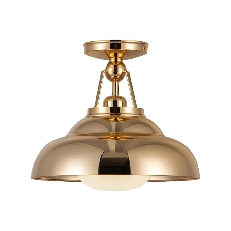 Track lighting with colored glass accentsPalmetto Semi-Flush Mount