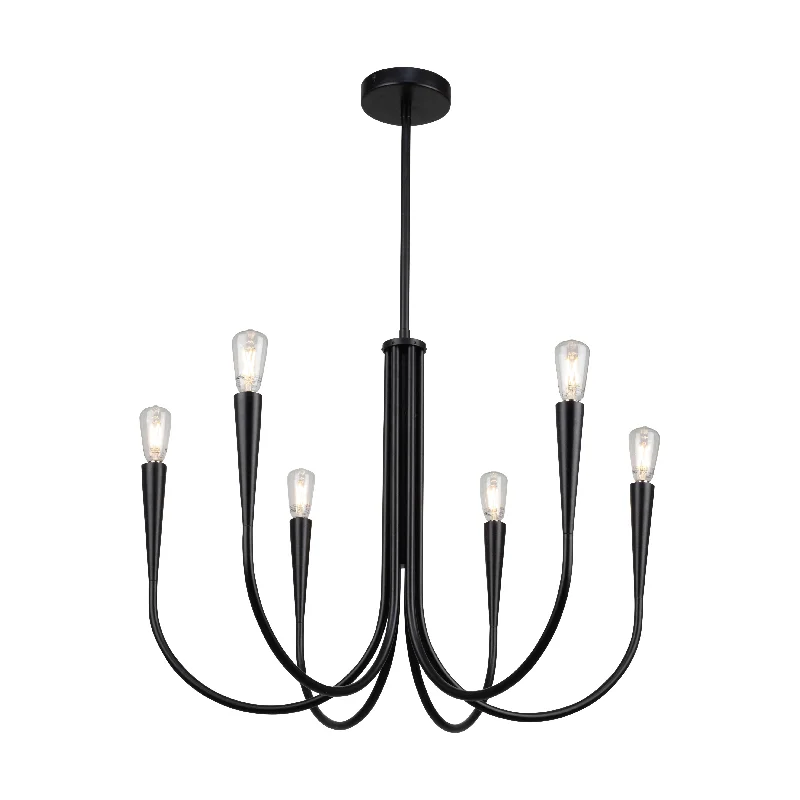 Chandeliers for Dining Rooms to Set the Mood for MealsChandeliers for Dining Rooms to Set the Mood for MealsBronte Collection 6-Light Chandelier Black Chandeliers for Dining Rooms to Set the Mood for MealsChandeliers for Dining Rooms to Set the Mood for MealsBronte Collection 6-Light Chandelier Black