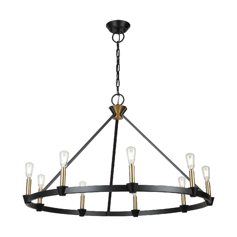 Chandeliers for Dining Rooms to Set the Mood for MealsChandeliers for Dining Rooms to Set the Mood for MealsNotting Hill Collection 9-Light Chandelier Black and Brushed Brass Chandeliers for Dining Rooms to Set the Mood for MealsChandeliers for Dining Rooms to Set the Mood for MealsNotting Hill Collection 9-Light Chandelier Black and Brushed Brass