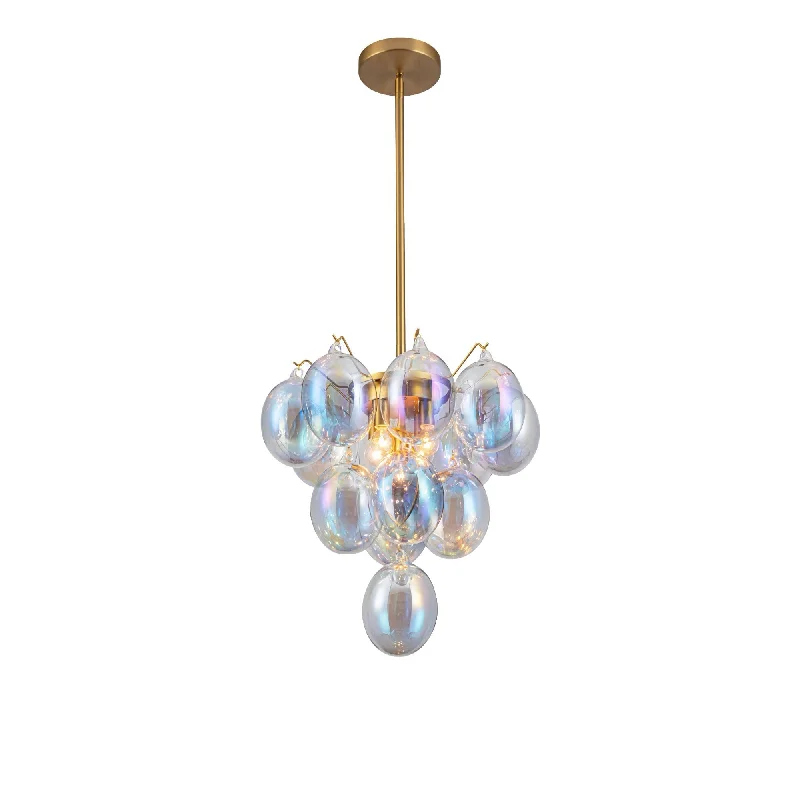 Bohemian - Style Beaded Chandeliers for Eclectic DecorBohemian - Style Beaded Chandeliers for Eclectic DecorGlobo Collection 5-Light Chandelier Iridescent and Brass Bohemian - Style Beaded Chandeliers for Eclectic DecorBohemian - Style Beaded Chandeliers for Eclectic DecorGlobo Collection 5-Light Chandelier Iridescent and Brass