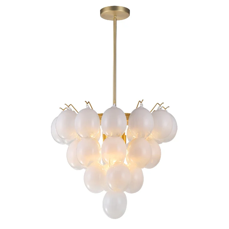 Chandeliers with Colored Glass for a Splash of ColorChandeliers with Colored Glass for a Splash of ColorGlobo Collection 9-Light Chandelier Brass Chandeliers with Colored Glass for a Splash of ColorChandeliers with Colored Glass for a Splash of ColorGlobo Collection 9-Light Chandelier Brass