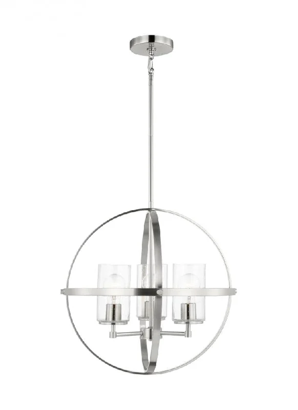 Chandeliers with Metal Frames in Black FinishChandeliers with Metal Frames in Black FinishAlturas indoor dimmable 3-light single tier chandelier in brushed nickel with spherical steel frame Chandeliers with Metal Frames in Black FinishChandeliers with Metal Frames in Black FinishAlturas indoor dimmable 3-light single tier chandelier in brushed nickel with spherical steel frame