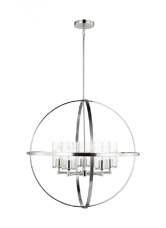 Chandeliers for High Ceilings to Fill Vertical SpaceChandeliers for High Ceilings to Fill Vertical SpaceAlturas indoor dimmable 5-light single tier chandelier in brushed nickel finish with spherical steel Chandeliers for High Ceilings to Fill Vertical SpaceChandeliers for High Ceilings to Fill Vertical SpaceAlturas indoor dimmable 5-light single tier chandelier in brushed nickel finish with spherical steel