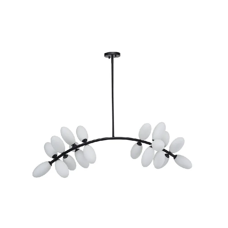 Chandeliers with Clear Crystal for a Sparkling EffectChandeliers with Clear Crystal for a Sparkling EffectAvista Arc Chandelier 20-Light Black Chandeliers with Clear Crystal for a Sparkling EffectChandeliers with Clear Crystal for a Sparkling EffectAvista Arc Chandelier 20-Light Black