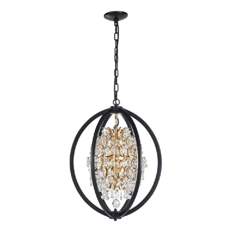 Mid - Century Modern Chandeliers for Vintage AppealMid - Century Modern Chandeliers for Vintage AppealAvista Belair Chandelier 18" Black & Gold Mid - Century Modern Chandeliers for Vintage AppealMid - Century Modern Chandeliers for Vintage AppealAvista Belair Chandelier 18" Black & Gold