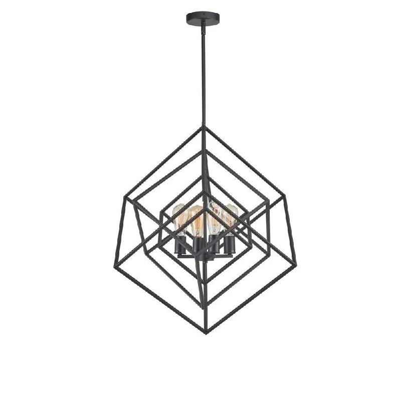 Industrial Iron Chandeliers for Loft - Inspired SpacesIndustrial Iron Chandeliers for Loft - Inspired SpacesAvista Geometric 24" Chandelier Black Industrial Iron Chandeliers for Loft - Inspired SpacesIndustrial Iron Chandeliers for Loft - Inspired SpacesAvista Geometric 24" Chandelier Black