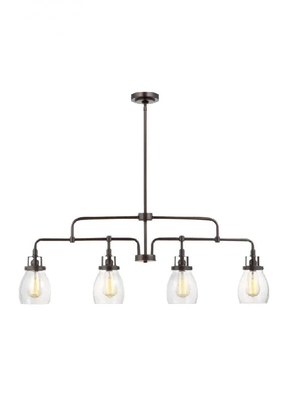 Chandeliers with Colored Glass for a Splash of ColorChandeliers with Colored Glass for a Splash of ColorBelton transitional 4-light indoor dimmable linear ceiling chandelier pendant light in bronze finish Chandeliers with Colored Glass for a Splash of ColorChandeliers with Colored Glass for a Splash of ColorBelton transitional 4-light indoor dimmable linear ceiling chandelier pendant light in bronze finish