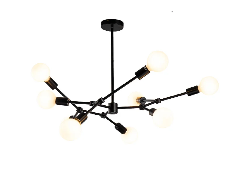Industrial Iron Chandeliers for Loft - Inspired SpacesIndustrial Iron Chandeliers for Loft - Inspired SpacesBethel International GL329C30B Chandelier Light - Matte Black Industrial Iron Chandeliers for Loft - Inspired SpacesIndustrial Iron Chandeliers for Loft - Inspired SpacesBethel International GL329C30B Chandelier Light - Matte Black