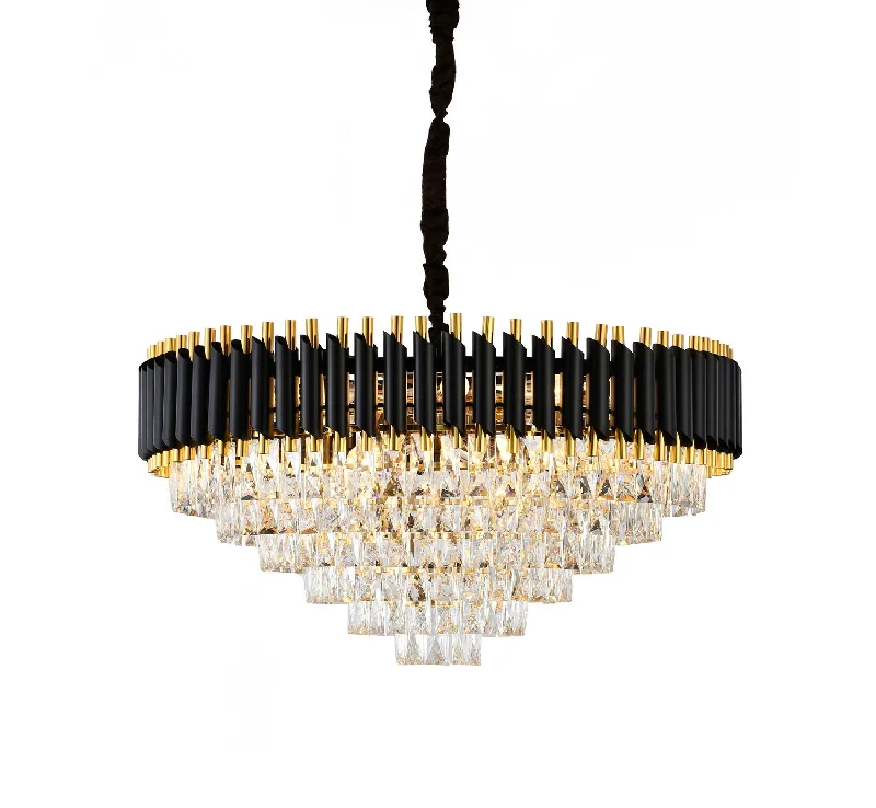 Chandeliers with Multiple Lights for Maximum IlluminationChandeliers with Multiple Lights for Maximum IlluminationBethel International GL412C32B Chandelier Light - Black & Gold Chandeliers with Multiple Lights for Maximum IlluminationChandeliers with Multiple Lights for Maximum IlluminationBethel International GL412C32B Chandelier Light - Black & Gold