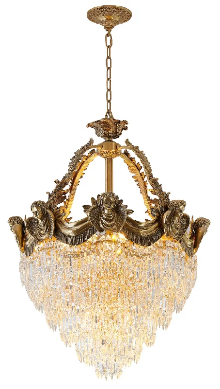 Chandeliers with Clear Crystal for a Sparkling EffectChandeliers with Clear Crystal for a Sparkling EffectBethel International JD13 Chandelier Light - Brass Chandeliers with Clear Crystal for a Sparkling EffectChandeliers with Clear Crystal for a Sparkling EffectBethel International JD13 Chandelier Light - Brass