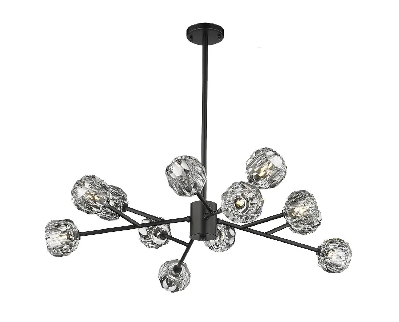 Chandeliers with Metal Frames in Black FinishChandeliers with Metal Frames in Black FinishBethel International YS92C36B Chandelier Light - Black Chandeliers with Metal Frames in Black FinishChandeliers with Metal Frames in Black FinishBethel International YS92C36B Chandelier Light - Black