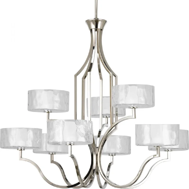 Chandeliers with Pendant Lights for a Stylish LookChandeliers with Pendant Lights for a Stylish LookCaress Collection Nine-Light Polished Nickel Clear Water Glass Luxe Chandelier Light Chandeliers with Pendant Lights for a Stylish LookChandeliers with Pendant Lights for a Stylish LookCaress Collection Nine-Light Polished Nickel Clear Water Glass Luxe Chandelier Light
