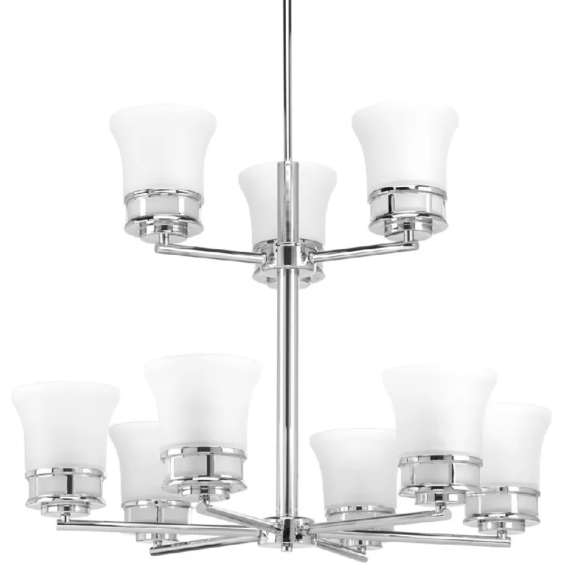 Chandeliers with Murano Glass for a High - End Artistic TouchChandeliers with Murano Glass for a High - End Artistic TouchCascadia Collection Nine-Light Polished Chrome Etched Glass Coastal Chandelier Light Chandeliers with Murano Glass for a High - End Artistic TouchChandeliers with Murano Glass for a High - End Artistic TouchCascadia Collection Nine-Light Polished Chrome Etched Glass Coastal Chandelier Light