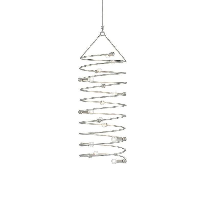 Chandeliers with Metal Frames in Silver FinishChandeliers with Metal Frames in Silver FinishCurrey & Company Soar Chandelier - Contemporary Silver Leaf - 48"h x 18"dia Chandeliers with Metal Frames in Silver FinishChandeliers with Metal Frames in Silver FinishCurrey & Company Soar Chandelier - Contemporary Silver Leaf - 48"h x 18"dia