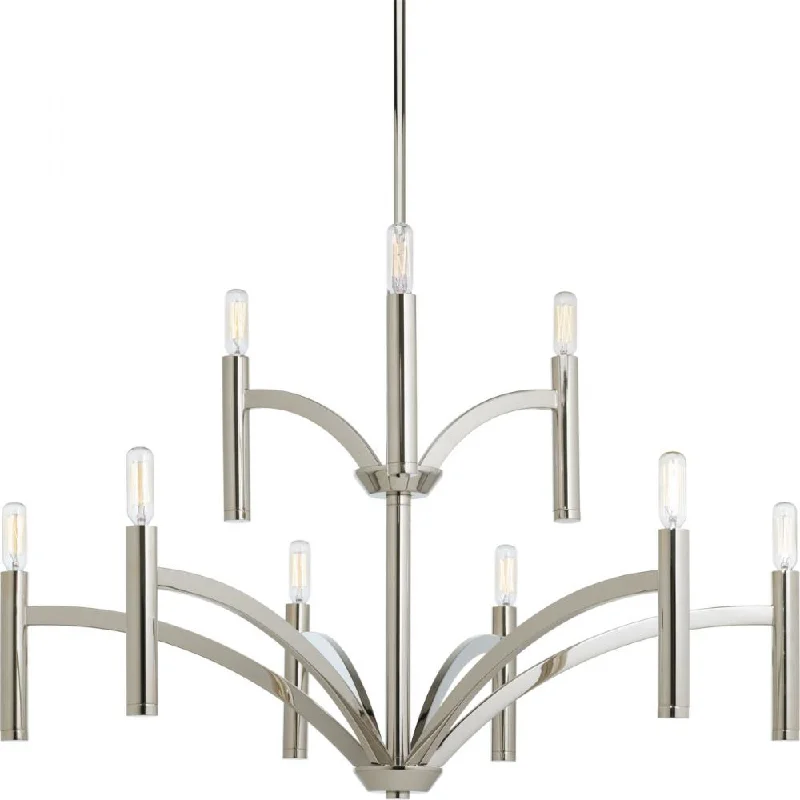 Chandeliers for Dining Rooms to Set the Mood for MealsChandeliers for Dining Rooms to Set the Mood for MealsDraper Collection Nine-Light Polished Nickel Luxe Chandelier Light Chandeliers for Dining Rooms to Set the Mood for MealsChandeliers for Dining Rooms to Set the Mood for MealsDraper Collection Nine-Light Polished Nickel Luxe Chandelier Light