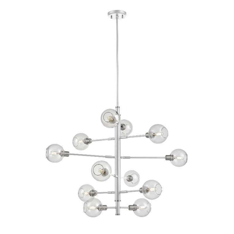 Chandeliers with Dimmable Lights for Ambiance ControlChandeliers with Dimmable Lights for Ambiance ControlOcean Drive - pendant - DVP20849SN_CH-CL Chandeliers with Dimmable Lights for Ambiance ControlChandeliers with Dimmable Lights for Ambiance ControlOcean Drive - pendant - DVP20849SN_CH-CL