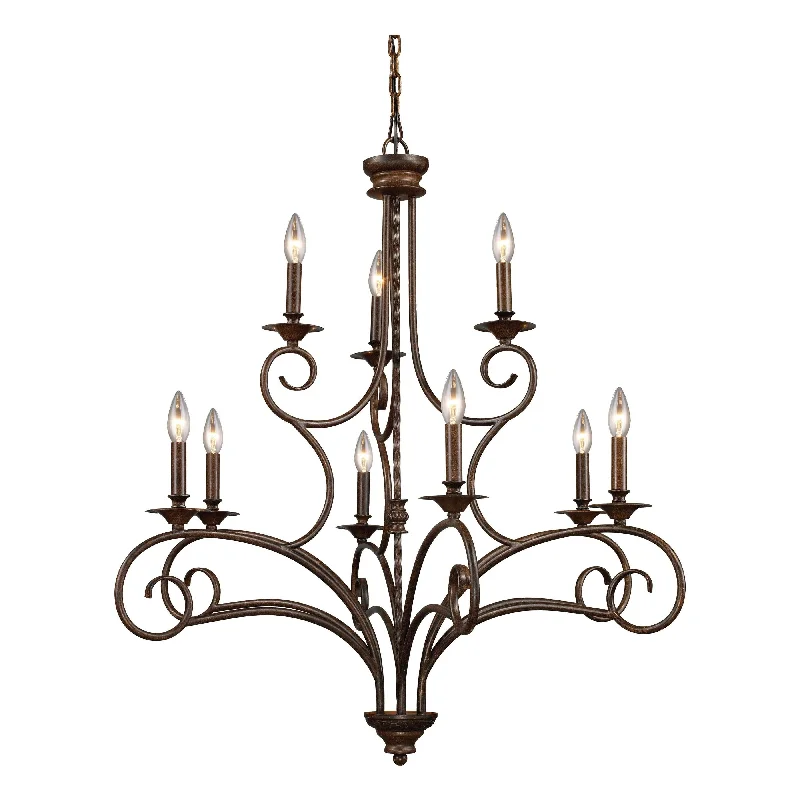 Bohemian - Style Beaded Chandeliers for Eclectic DecorBohemian - Style Beaded Chandeliers for Eclectic DecorGloucester 35.5" Wide 9-Light Chandelier