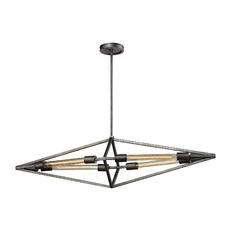 Chandeliers with Metal Frames in Bronze FinishChandeliers with Metal Frames in Bronze FinishLaboratory 11" Wide 4-Light Chandelier Chandeliers with Metal Frames in Bronze FinishChandeliers with Metal Frames in Bronze FinishLaboratory 11" Wide 4-Light Chandelier