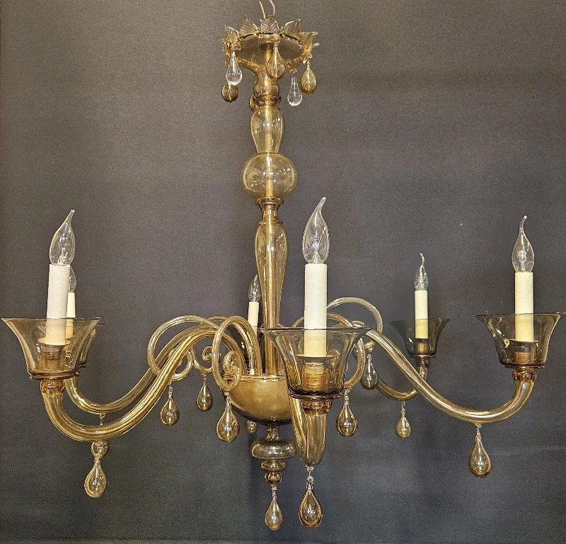 Chandeliers for Low Ceilings to Avoid OvercrowdingChandeliers for Low Ceilings to Avoid Overcrowding6-Arm Venetian Chandelier, CA. 1930 Chandeliers for Low Ceilings to Avoid OvercrowdingChandeliers for Low Ceilings to Avoid Overcrowding6-Arm Venetian Chandelier, CA. 1930