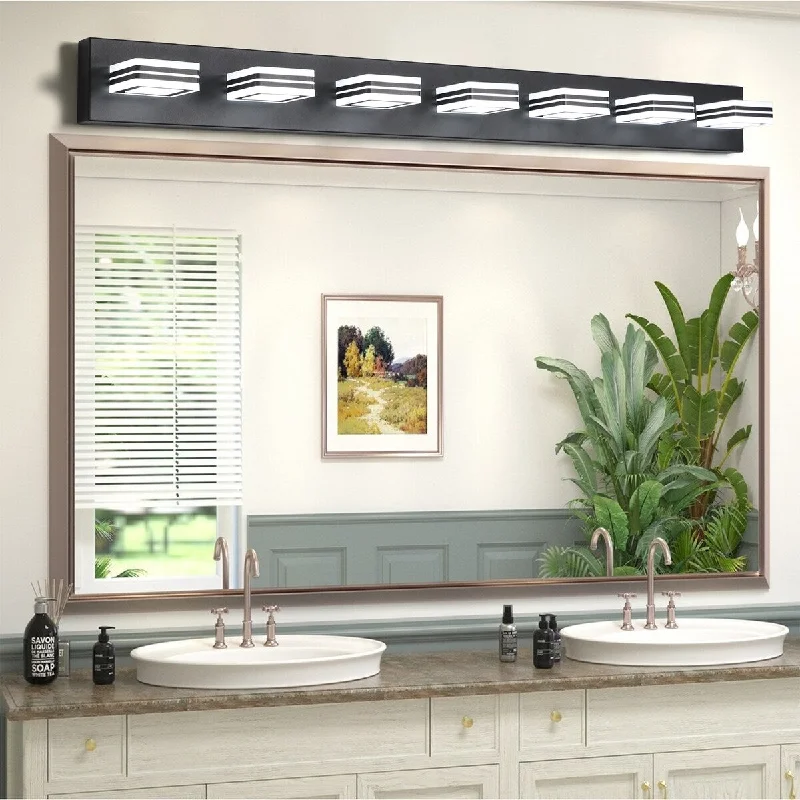 Art Deco Chandeliers for a Retro - Glam LookArt Deco Chandeliers for a Retro - Glam LookLED Modern Black Vanity Lights, 7-Lights Acrylic Matte Black Bathroom Vanity Lights Over Mirror Art Deco Chandeliers for a Retro - Glam LookArt Deco Chandeliers for a Retro - Glam LookLED Modern Black Vanity Lights, 7-Lights Acrylic Matte Black Bathroom Vanity Lights Over Mirror