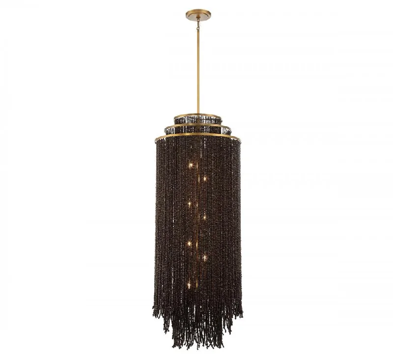 Chandeliers with Metal Frames in Bronze FinishChandeliers with Metal Frames in Bronze FinishMolfetta, 12 Light Grand Chandelier, Antique Brass with Black Beads Chandeliers with Metal Frames in Bronze FinishChandeliers with Metal Frames in Bronze FinishMolfetta, 12 Light Grand Chandelier, Antique Brass with Black Beads