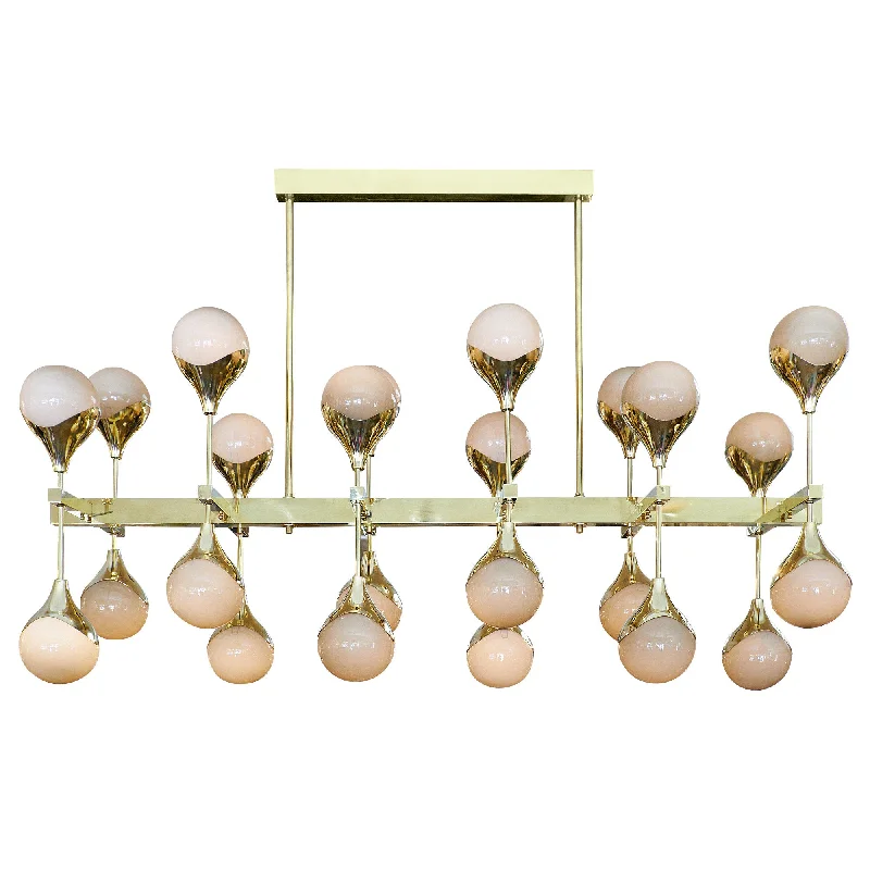 Chandeliers with Adjustable Arms for Directional LightingChandeliers with Adjustable Arms for Directional LightingMurano Glass Chandelier with “Grigio Perla” Spheres Chandeliers with Adjustable Arms for Directional LightingChandeliers with Adjustable Arms for Directional LightingMurano Glass Chandelier with “Grigio Perla” Spheres