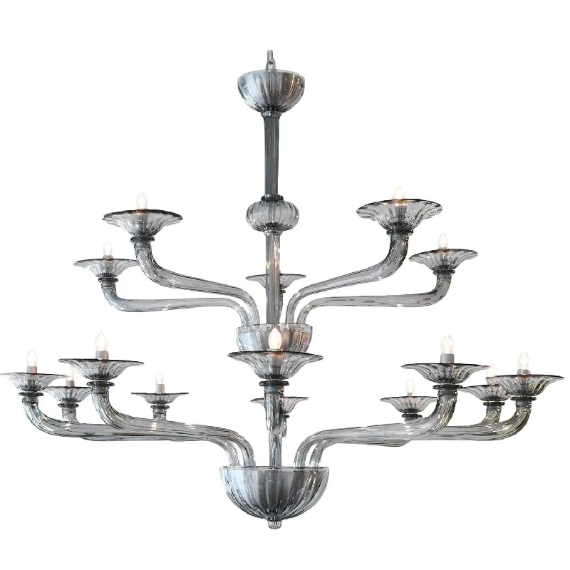 Chandeliers with Multiple Lights for Maximum IlluminationChandeliers with Multiple Lights for Maximum IlluminationMurano Smoked Glass Fifteen Arm Chandelier Chandeliers with Multiple Lights for Maximum IlluminationChandeliers with Multiple Lights for Maximum IlluminationMurano Smoked Glass Fifteen Arm Chandelier
